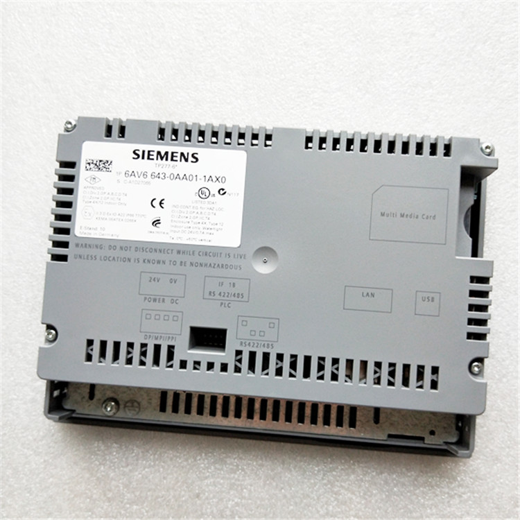 Siemens 6AV2124-0GC01-0AX0 SIMATIC HMI TP700 Comfort Panel