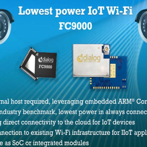 Dialog semiconductor launches its latest ultra-low power wi-fi SoC to accelerate IoT deployment