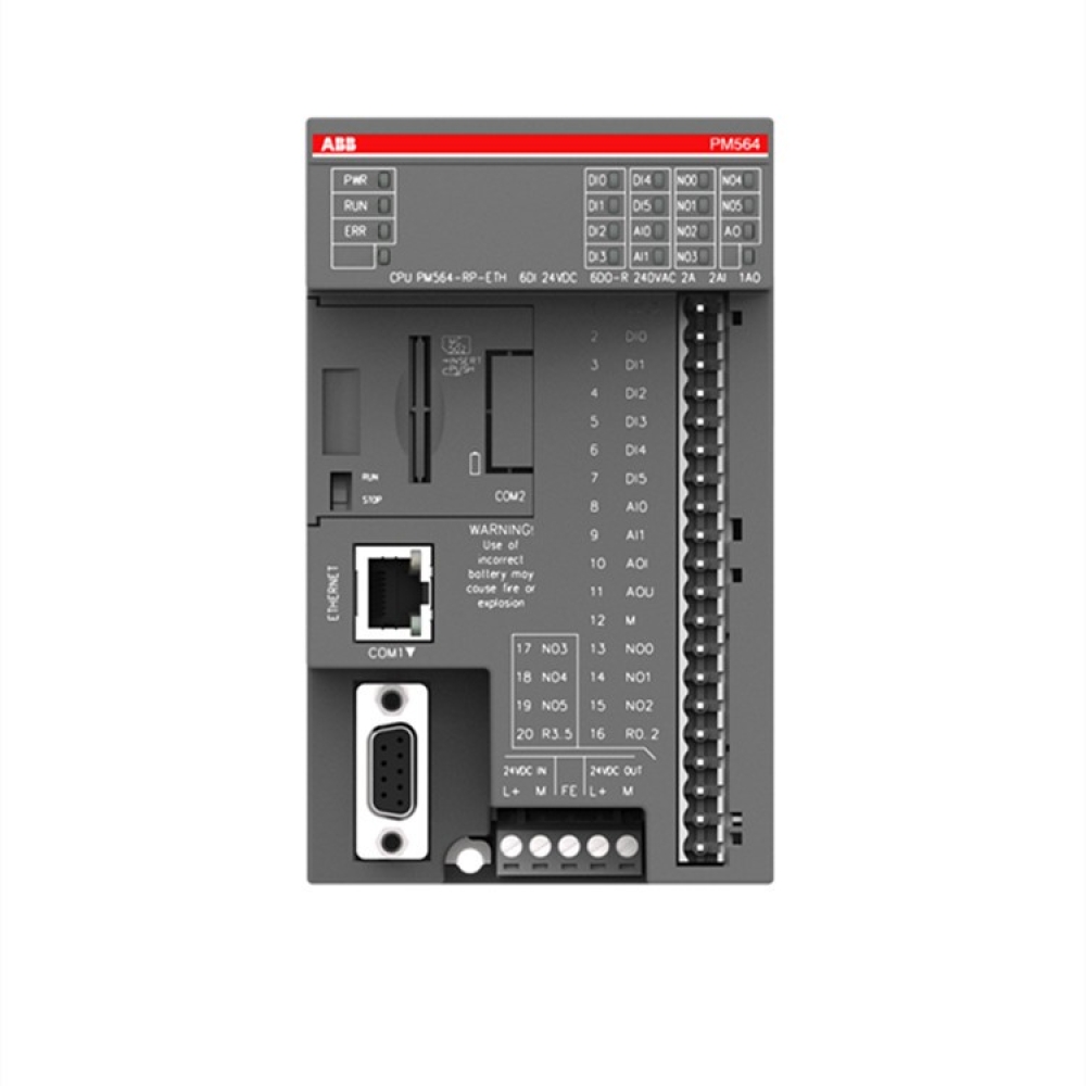 ABB PM554-TP-ETH 3ABD00033168 PM554 وحدة المعالجة المركزية