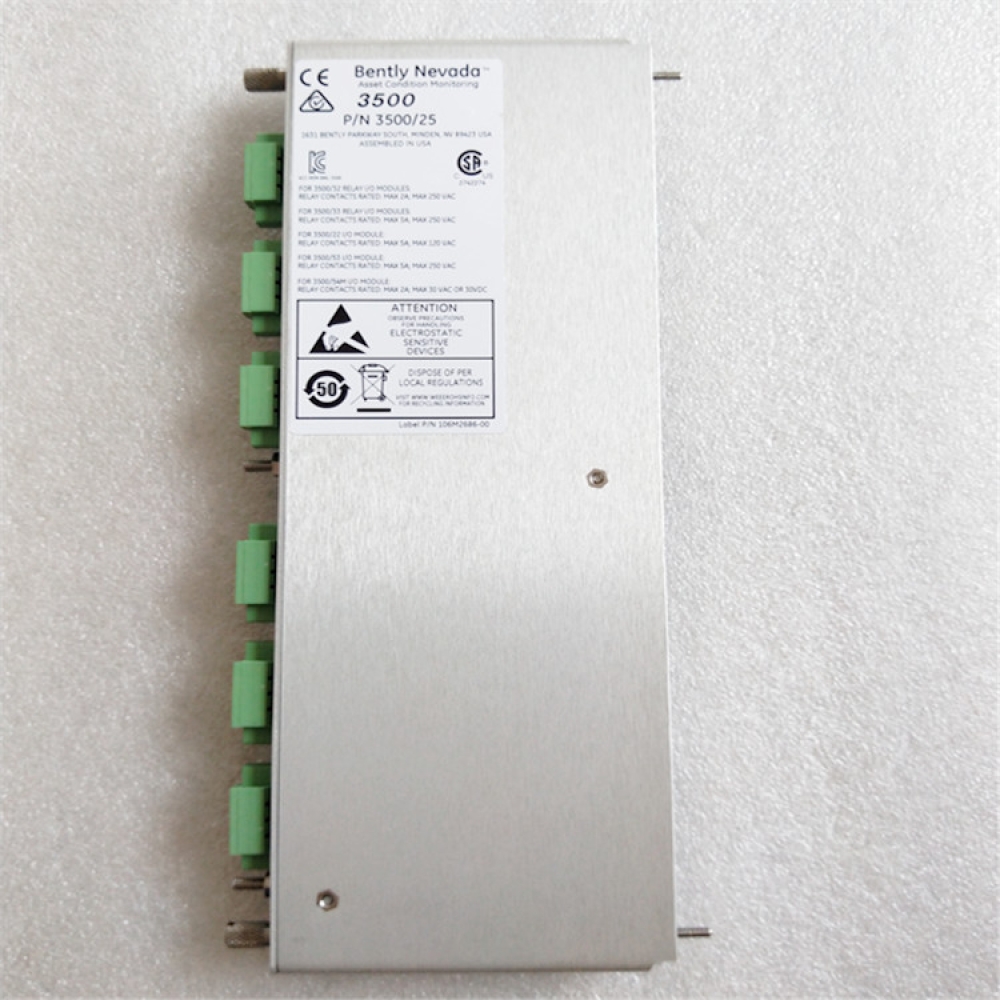 بنتلي نيفادا 125744-01 وحدة واجهة الرف TMR 3500/20