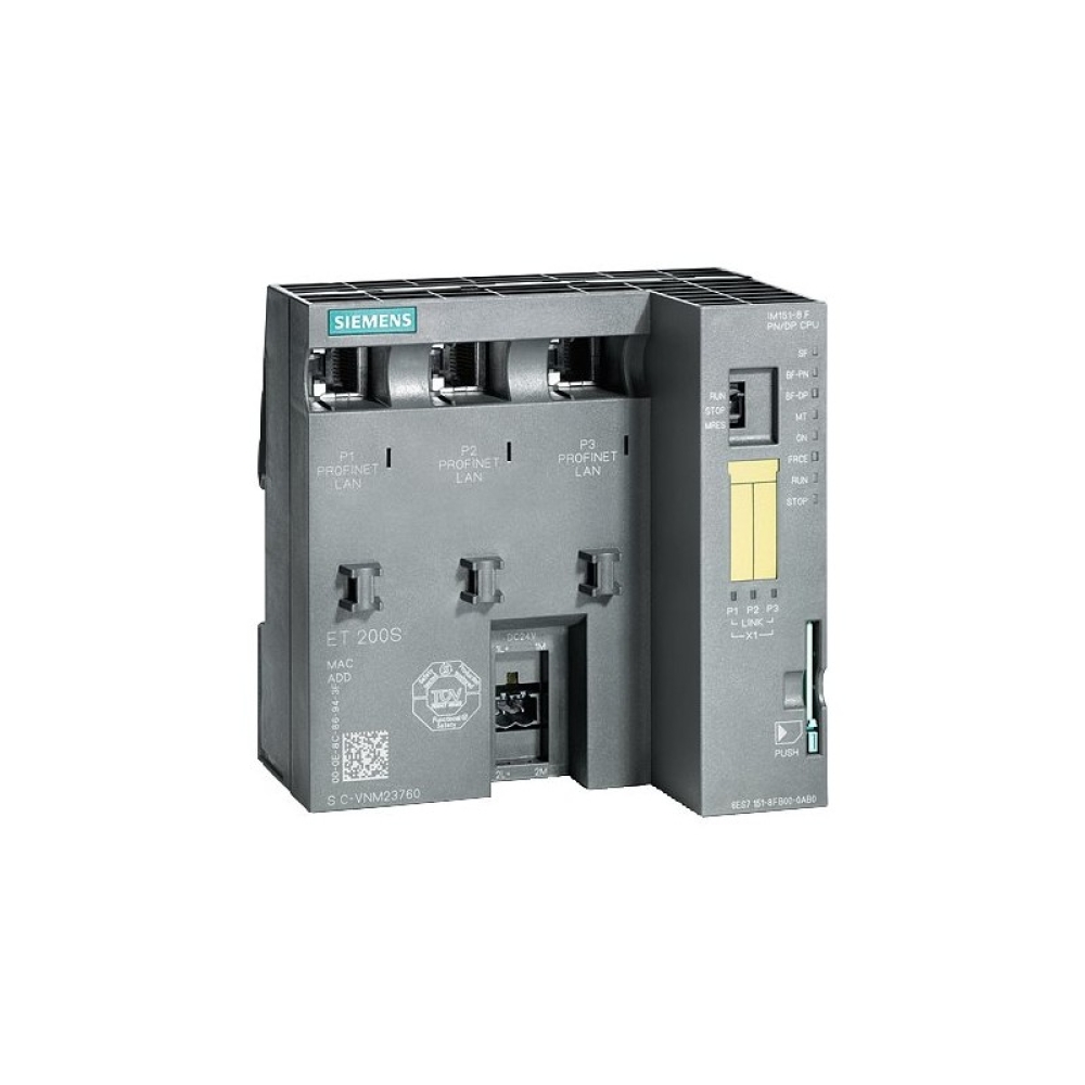 Siemens 6ES7151-8FB01-0AB0 Módulo de CPU SIMATIC DP IM151 para ET200S