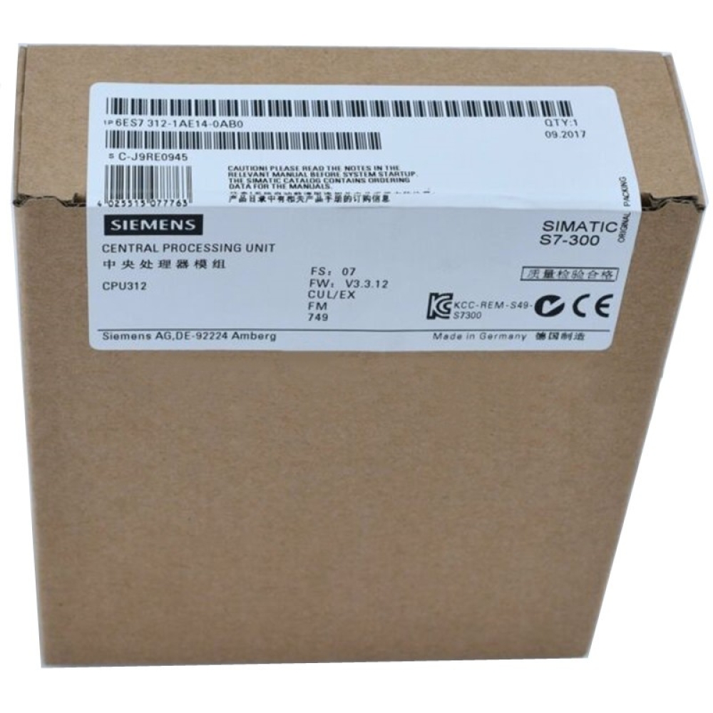 سيمنز 6ES7317-6FF00-0AB0 وحدة المعالجة المركزية CPU317-2DP